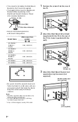 Preview for 8 page of Sony BRAVIA 43X80J Reference Manual