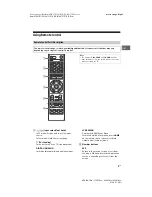 Предварительный просмотр 5 страницы Sony BRAVIA 43XG70 Series Reference Manual