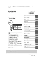 Sony BRAVIA 43XG83 Series Reference Manual предпросмотр