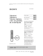 Sony Bravia 50X90J Reference Manual preview