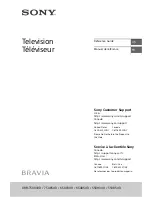 Preview for 1 page of Sony Bravia  55X850D Reference Manual