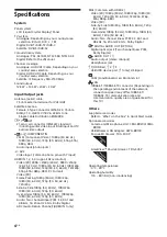 Preview for 4 page of Sony Bravia 55X9005A Reference Manual