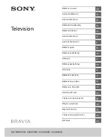 Sony BRAVIA 55X9005B Reference Manual preview