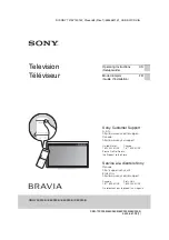 Предварительный просмотр 1 страницы Sony Bravia 55X900B Operating Instructions Manual