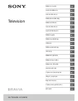 Preview for 1 page of Sony Bravia 65S9005B Reference Manual