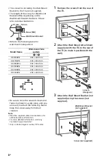 Предварительный просмотр 8 страницы Sony Bravia 85X85JAEP Reference Manual