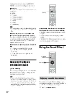 Preview for 38 page of Sony BRAVIA BDV-E370 Operating Instructions Manual