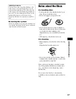 Preview for 61 page of Sony BRAVIA BDV-E370 Operating Instructions Manual