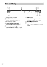 Preview for 12 page of Sony BRAVIA DAV-DZ170 Operating Instructions Manual