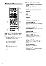 Preview for 14 page of Sony BRAVIA DAV-DZ170 Operating Instructions Manual