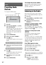 Preview for 42 page of Sony BRAVIA DAV-DZ170 Operating Instructions Manual