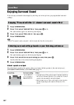 Preview for 44 page of Sony BRAVIA DAV-DZ170 Operating Instructions Manual