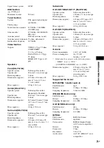 Preview for 71 page of Sony BRAVIA DAV-DZ170 Operating Instructions Manual