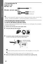 Preview for 18 page of Sony BRAVIA DAV-HDX465 Operating Instructions Manual