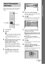 Preview for 21 page of Sony BRAVIA DAV-HDX465 Operating Instructions Manual