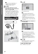 Preview for 22 page of Sony BRAVIA DAV-HDX465 Operating Instructions Manual