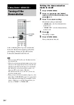 Preview for 24 page of Sony BRAVIA DAV-HDX465 Operating Instructions Manual