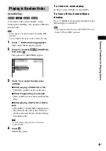 Preview for 43 page of Sony BRAVIA DAV-HDX465 Operating Instructions Manual