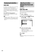 Preview for 50 page of Sony BRAVIA DAV-HDX465 Operating Instructions Manual