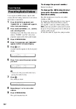 Preview for 58 page of Sony BRAVIA DAV-HDX465 Operating Instructions Manual