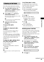 Preview for 59 page of Sony BRAVIA DAV-HDX465 Operating Instructions Manual