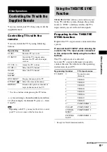 Preview for 61 page of Sony BRAVIA DAV-HDX465 Operating Instructions Manual