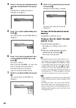 Preview for 68 page of Sony BRAVIA DAV-HDX465 Operating Instructions Manual