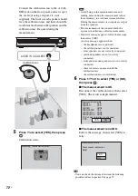 Preview for 72 page of Sony BRAVIA DAV-HDX465 Operating Instructions Manual