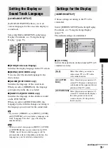 Preview for 75 page of Sony BRAVIA DAV-HDX465 Operating Instructions Manual