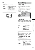 Preview for 77 page of Sony BRAVIA DAV-HDX465 Operating Instructions Manual