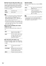 Preview for 78 page of Sony BRAVIA DAV-HDX465 Operating Instructions Manual