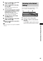 Preview for 81 page of Sony BRAVIA DAV-HDX465 Operating Instructions Manual