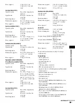 Preview for 89 page of Sony BRAVIA DAV-HDX465 Operating Instructions Manual