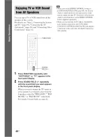 Preview for 40 page of Sony BRAVIA DAV-HDX500 Operating Instructions Manual