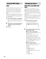 Preview for 52 page of Sony BRAVIA DAV-HDX500 Operating Instructions Manual