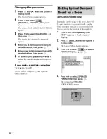 Preview for 82 page of Sony BRAVIA DAV-HDX500 Operating Instructions Manual