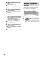 Preview for 94 page of Sony BRAVIA DAV-HDX500 Operating Instructions Manual