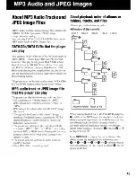 Preview for 43 page of Sony Bravia DMX-DVD Operating Instructions Manual