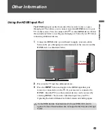 Preview for 43 page of Sony BRAVIA DMX-NV1 Operating Instructions Manual