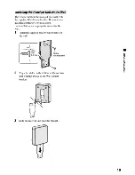 Preview for 35 page of Sony Bravia DMX-WLl Startup Manual