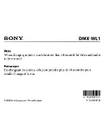 Preview for 42 page of Sony Bravia DMX-WLl Startup Manual