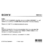 Preview for 43 page of Sony Bravia DMX-WLl Startup Manual