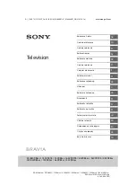 Preview for 1 page of Sony Bravia FW-85XD85 Series Reference Manual