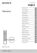 Предварительный просмотр 1 страницы Sony BRAVIA KD-32W800 Reference Manual