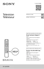 Preview for 1 page of Sony BRAVIA KD-32W830K Reference Manual