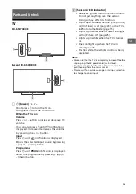 Предварительный просмотр 7 страницы Sony BRAVIA KD-43X7000E Operating Instructions Manual