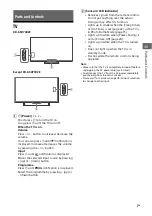 Preview for 7 page of Sony BRAVIA KD-43X7002E Operating Instructions Manual