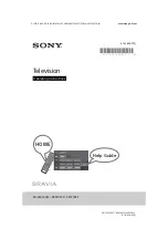 Preview for 1 page of Sony BRAVIA KD-43X7002F Operating Instructions Manual