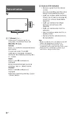 Предварительный просмотр 10 страницы Sony BRAVIA KD-43X720E Operating Instructions Manual