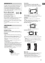 Предварительный просмотр 3 страницы Sony BRAVIA KD-43X8301C Reference Manual